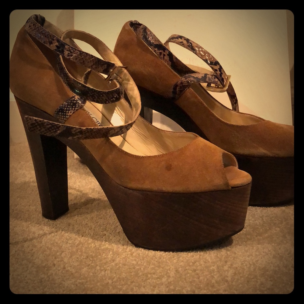 Jimmy Choo platform heels